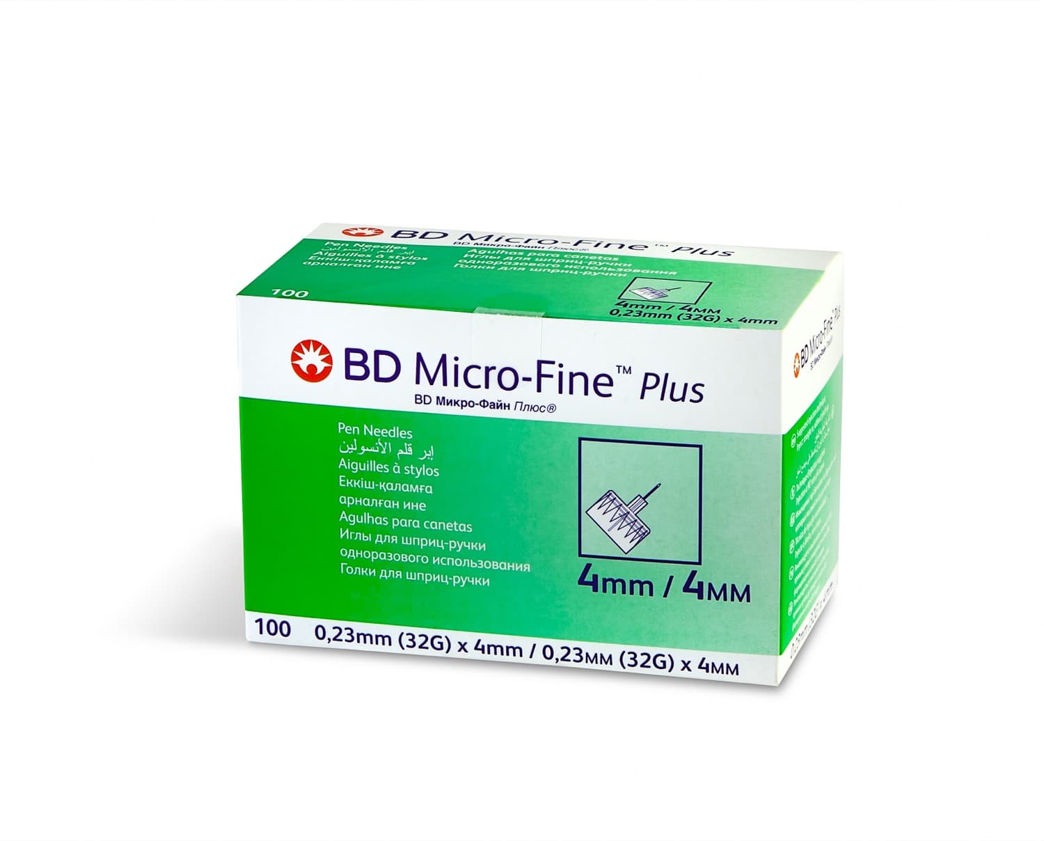 BD Micro-Fine™ Plus — иглы Иглы для инсулиновых шприц-ручек